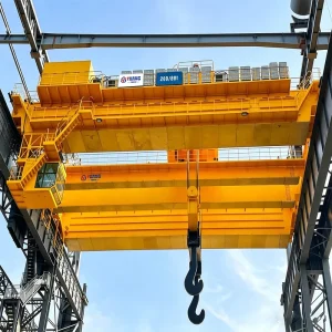 Insulated Double Beam Bridge Crane for Auxiliary Workshops Supporting Non ferrous Metal Plant Complexes