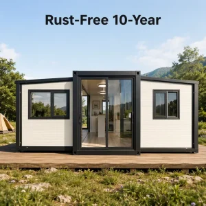 Insulated Expandable 3-Bedroom Portable Container House with Thermal Sandwich Panels for Cold Climates