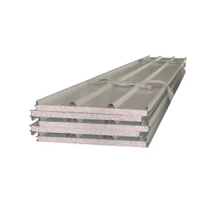Insulated Fireproof Eco-Friendly Exterior Wall Sandwich Panels OEM Waterproof Soundproof Color Steel PU Core Long Service Life
