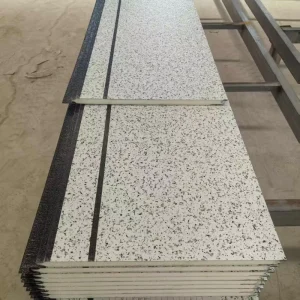 Insulated Interior Wall Panel / Metal Sandwich Wall Panel Insulation Decoration Exterior Wall Panel