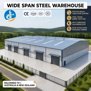Insulated Steel Structure Warehouse for Cold Chain and Food Storage