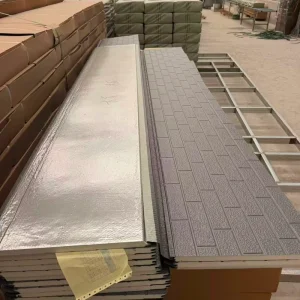 Insulated Wall Panels Aluminum Galvanized Steel Sandwich Panel PU Polyurethane Exterior Wall Panels Decorative Sandwich Panel