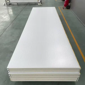 Insulated and Fireproof 50/100mm PU PIR Foam Wall Sandwich Panels with Metal Roof Panels for Warehouse Workshop