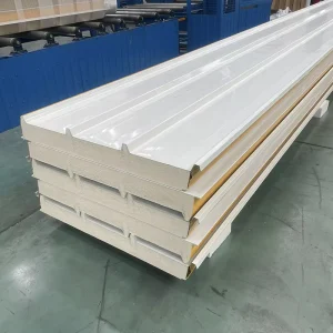 Insulation 50mm PU Sandwich Panel with Soundproof Insulated Metal Sandwich Panel for Warehouse Exterior Wall and Roof