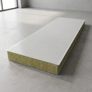 Insulation Rock Wool Sandwich Panel 50mm 75mm 100mm 150mm 200mm Thickness A1 Fireproof Rock Wool Sandwich Panels