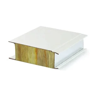Insulation Rock Wool Sandwich Panel 50mm 75mm 100mm 150mm 200mm Thickness A1 Fireproof Rock Wool Sandwich Panels