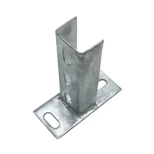 Iron Stainless Steel SS316 Strut Channel Cable Tray Solar Seismic Base Support Brackets Zinc Plated Quick Installation