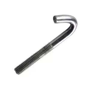 J Type Anchor Bolts (J Bolts) Carbon Steel Stainless Steel M12 M30 for Construction Machinery and Infrastructure