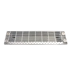 JT7 Welded Stair Tread with Perforated Plate Nosing