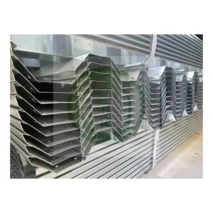 Jiapei Customized Length Water Collection Drainage System Hot Dip Galvanized Steel Rain Gutter for Greenhouse Roof