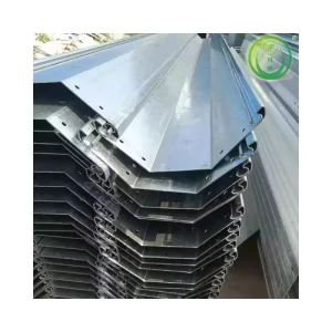 Jiapei Customized Length Water Collection Drainage System Hot Dip Galvanized Steel Rain Gutter for Greenhouse Roof