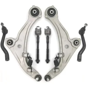K620195 EV800356 Suspension Kit Front Control Arm Outer Inner Tie Rod Assembly Replacement for Nissan Altima