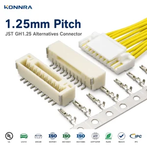 KR1259 JST GH 1.25mm Pitch SMT Adapter Connector Wire to Board Type Connectors