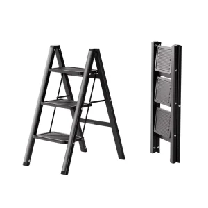 Kitchen Folding Steel Step Ladder Low Height Plant Stand