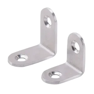 L-Shape Metal Table Frame Right Angle Bracket Thickened Stainless Steel Corner Brace Countersunk Screw Mounting Bracket Stamped