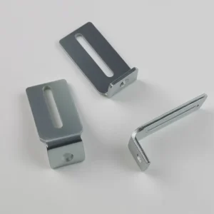 L Shaped Steel Bracket for Structural Support and Mounting Used in Industrial Equipment and Sheet Metal Assemblies