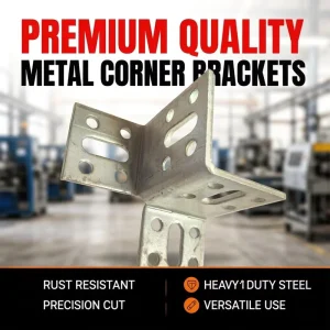L shaped Galvanized Carbon Steel Multi functional Angle Brackets