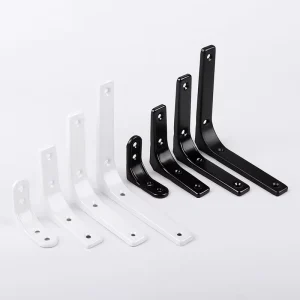 L shaped Integrated Bracket Stainless Steel Wall Mounted Shelf Bracket Fixed Partition Load bearing Right Angle Bracket