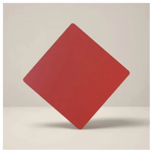 L94 Red Color Sandblasted Stainless Steel Panel for Feature Background Walls