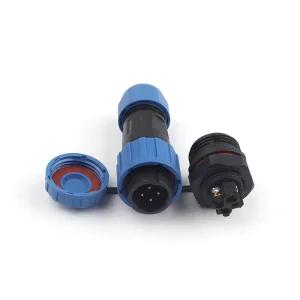 LP SP16 IP68 Back Nut No Welding Screw Waterproof Connector 2/3/4 Pin Circular Aviation Connectors Female Male Socket Plug