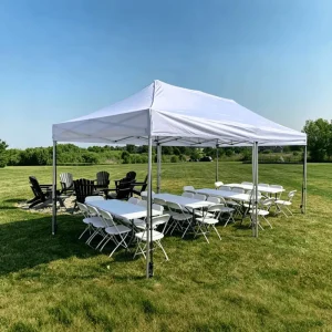 Large 3x3m Pop up Canopy Tent 600D Waterproof Fabric with Custom Printing for Outdoor Advertising Events