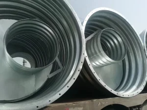 Large-Diameter ASTM Galvanized Steel Coil Culvert Pipe for Highway, Bridge, Tunnel, and Underground Drainage