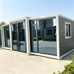 Large Floor Window Expandable Moisture-Proof Detachable Foldable Prefabricated Container Villa