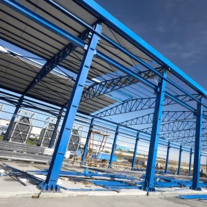 Large Span ASTM Standard Stadium Steel Truss Structure Q460 High Strength Steel Girder 3 Tolerance Hot Dip Galvanized