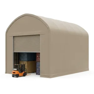 Large Span Industrial Tension Fabric Building for Warehouse Mining Ore Storage Steel Frame PVC Membrane