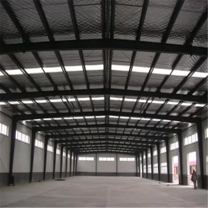 Large Span Steel Structure Workshop with Durable Metal Roof and Wall Cladding System