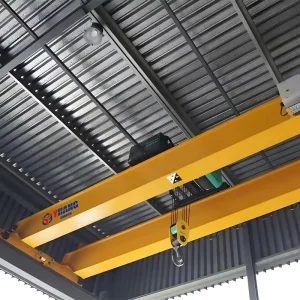 Large Span Variable Speed Double Beam Overhead Traveling Crane Soft Start Low Vibration for Bulk Cargo Handling