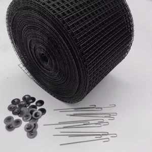 Large Welded Bird Mesh for Solar Arrays Black Anti-Corrosion for Outdoor Use