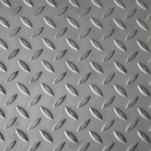 Laser Cut Stainless Steel Checkered Diamond Tread Sheet with Embossed Pattern