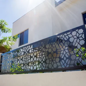 Laser cut Contemporary Design Balcony & Staircase Railings for Villas Galvanized Iron Aluminum Alloy Carbon Steel