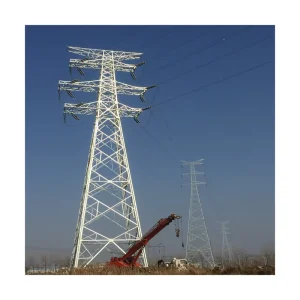 Lattice Tower Design Galvanized Steel Electric Pole Angualr Steel Lattice Pylon Power Transmission Steel Tower