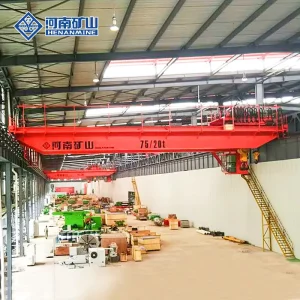 Lifting Scrap Steel Double Girder Overhead Crane 5Ton 10Ton 15Ton 20Ton