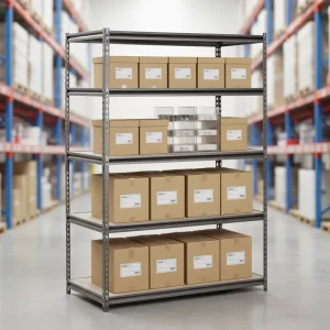 Light Duty Boltless Galvanized Steel Corrosion Protection Adjustable Shelving Powder Coated Metal Storage Warehouse Garage