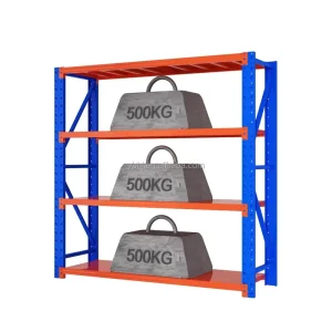 Light Duty Boltless Rivet Shelving Unit Adjustable Storage Metal Rack for Warehouse Supermarket Garage