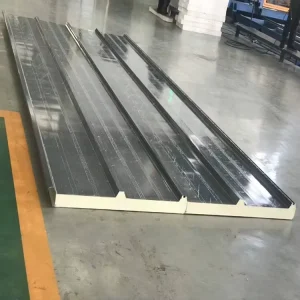 Light Galvanized Color-coated Corrugated Steel Roof Panels Welding Bending 50-180mm Thickness 255N/mm2 Strength