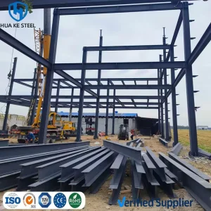 Light Gauge Steel Frame Prefab Shopping Mall Red Iron Steel Building Q355 Carbon Steel One Stop Service
