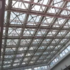 Light Metallic Truss Prefabricated Competitive Engineering Steel Structure Space Frame for Industrial Factory