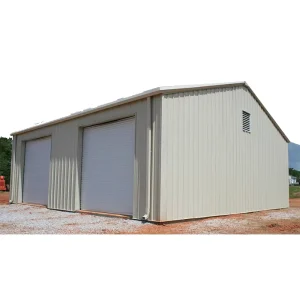 Light Prefab Garage Car Parking Steel Structure Metal Workshop Building