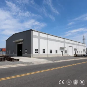 Light Steel Clear Span Steel Truss Steel Structure Warehouse for Logistics Center High Strength Bv Inspected for Oceania