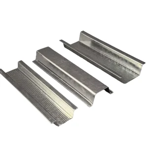 Light Steel Keel Furring Channel Hat Shape Modern Ceiling Channel Galvanized Steel Fireproof Rustproof Light Weight