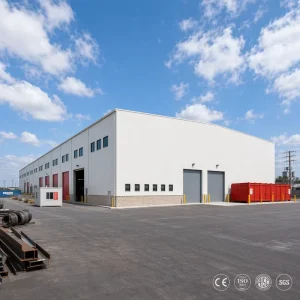 Light Steel Pre-Engineered Pipe Truss Structure Building for Showroom, Snow Load, ISO 9001