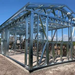 Light Steel Roof Trusses Spanning Large Areas and Supporting Heavy Loads