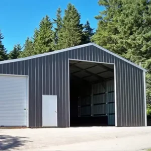 Light Steel Structure Garage Quick Ship Pre Engineered Metal Carport 5 Year Warranty Easy Bolt Together Assembly 81-120mph