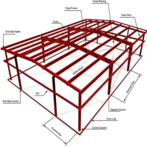 Light Steel Structure House A Frame H Section Steel for Factory Building & Warehouse for Bathroom & Workshop