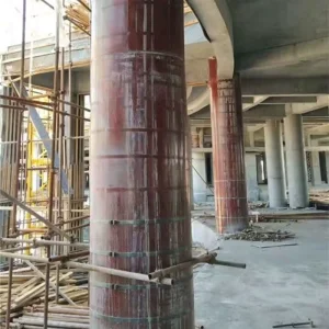 Light Weight Column Box Wooden Concrete Formwork Large Diameter Round Column Formwork for Construction