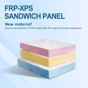 Light Weight High Strength PP XPS PU Modern Exterior Eco Friendly Sandwich Panels for Dry Cargo Box RVs Caravan Refrigerated